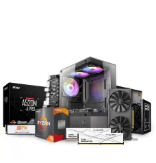 Budget PC Build With Ryzen 5 5600 And MSI A520M-A Pro Motherboard Combo
